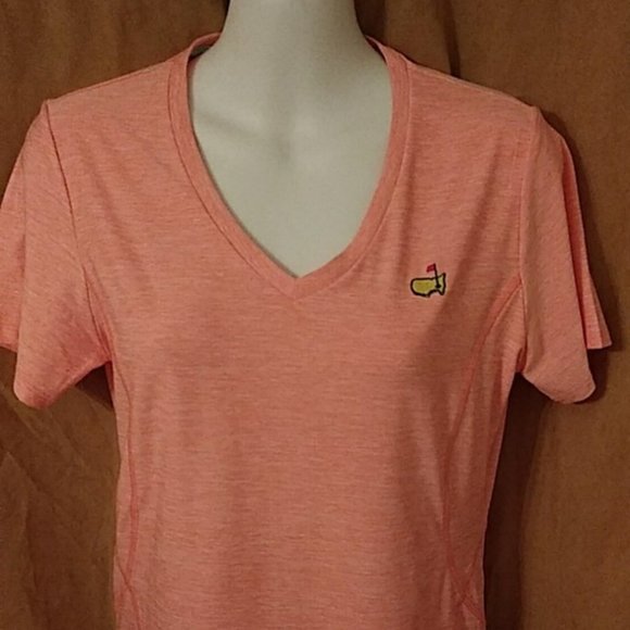 Master's Magnolia Lane Tech V neck Shirt - Picture 1 of 6